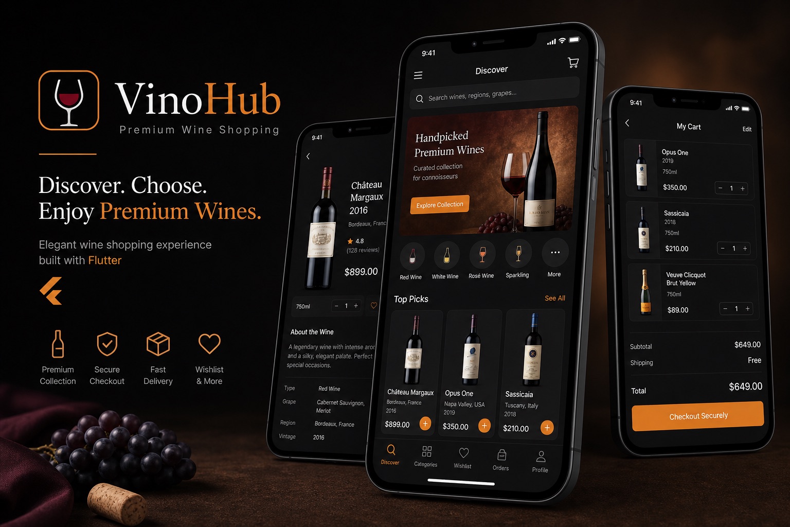 Wineful - Online Wine Shopping Flutter App